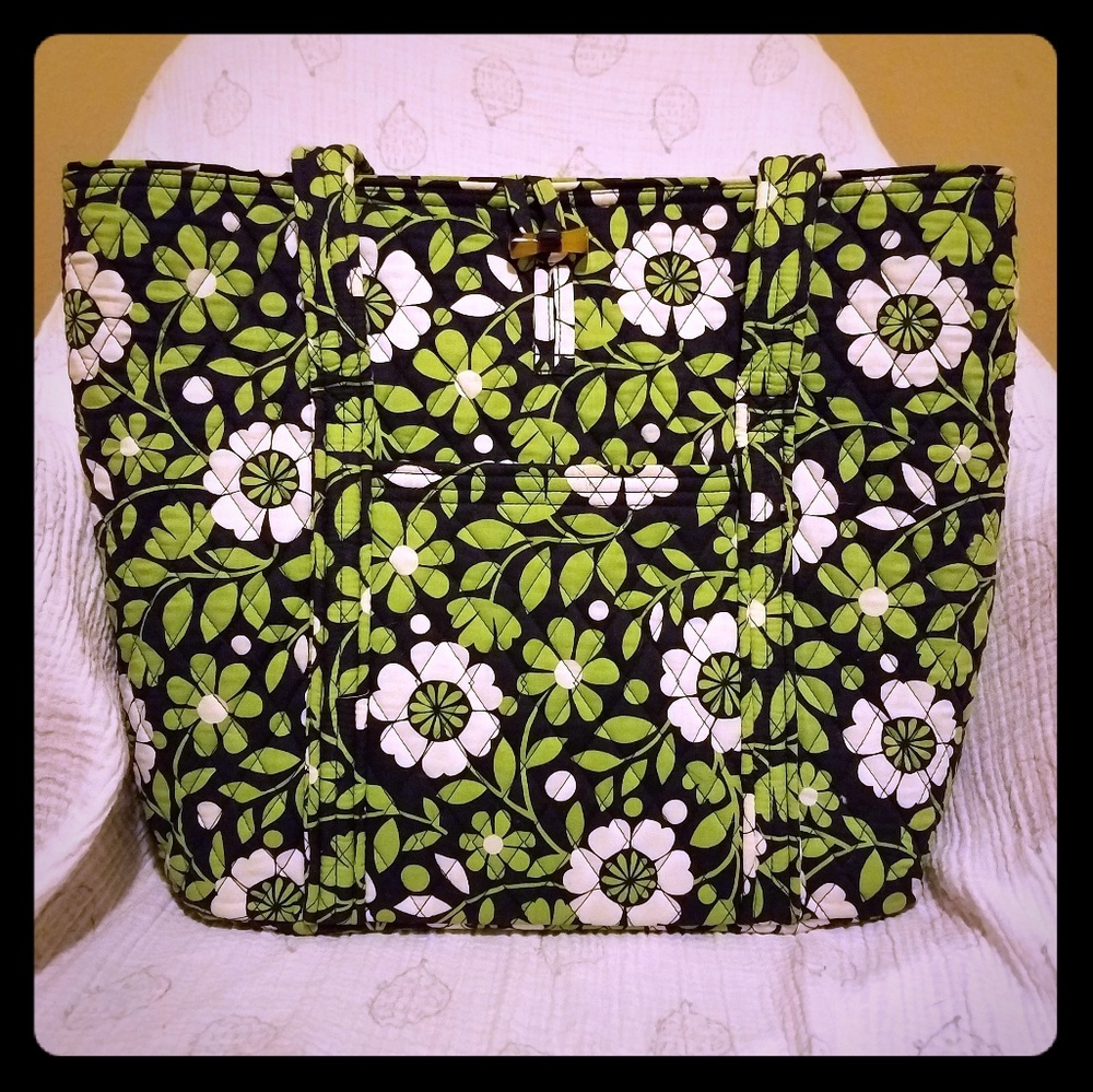 Large Vera Bradley Tote bag Lucky You pattern